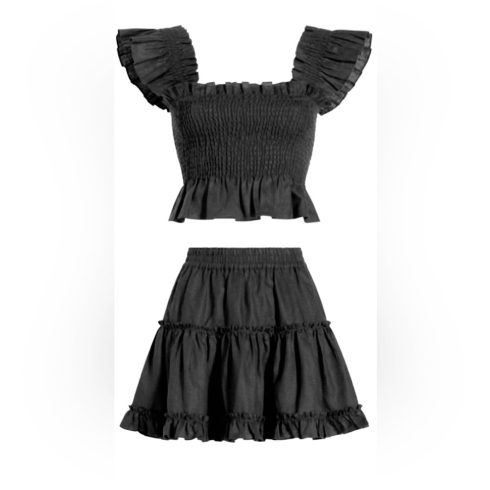 Hill house black LINEN Paz Top only